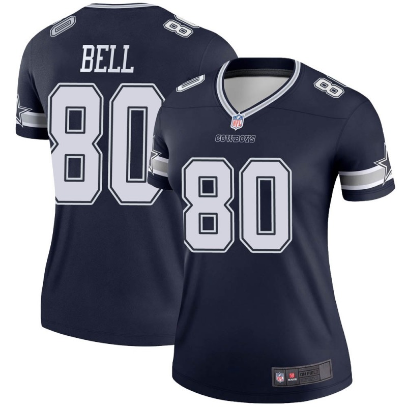 2020 Nike NFL Women Dallas Cowboys #80 Blake Bell Navy Legend Jersey->youth nfl jersey->Youth Jersey